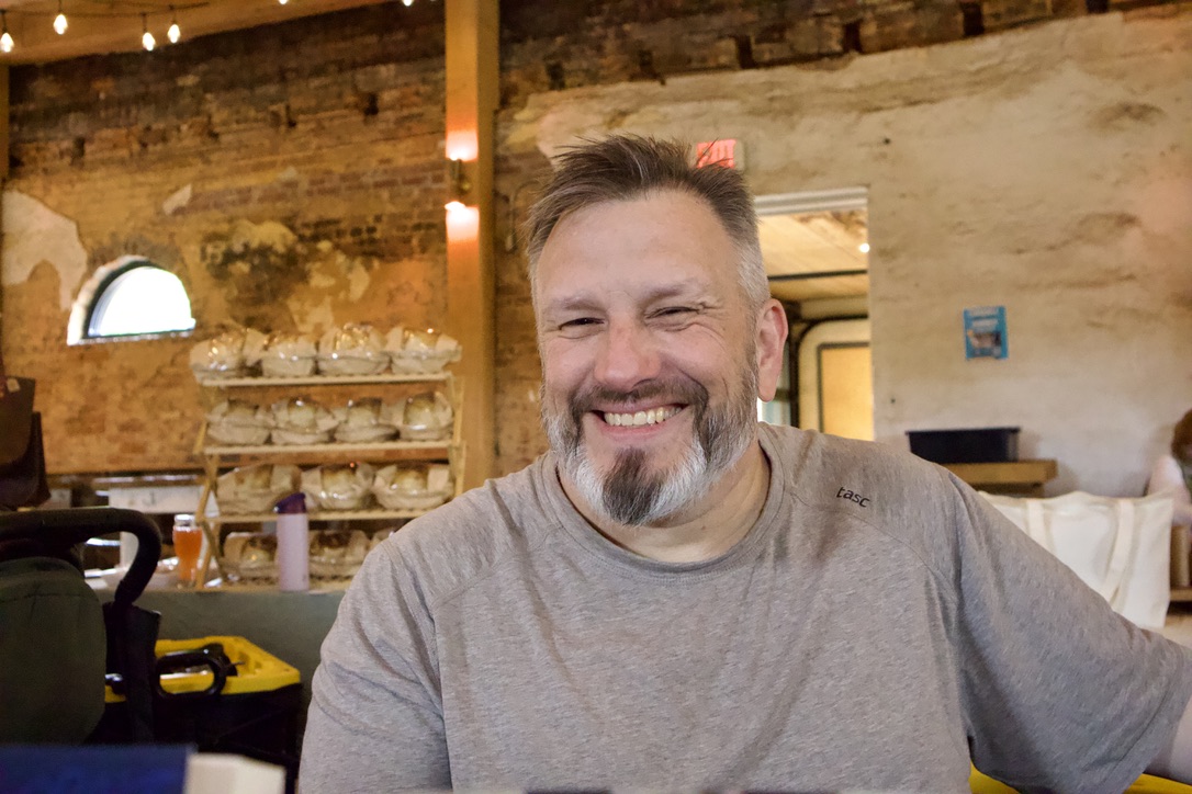 Patrick Scott Books at a Tall Pine Events market